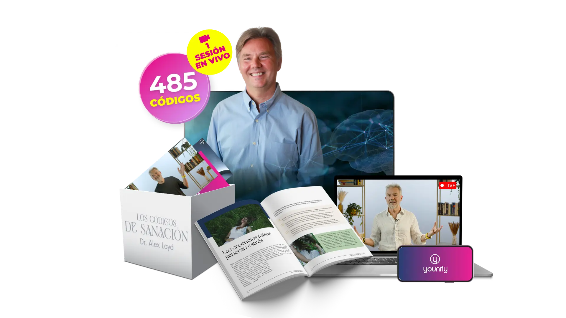 Course workbook and materials mockup